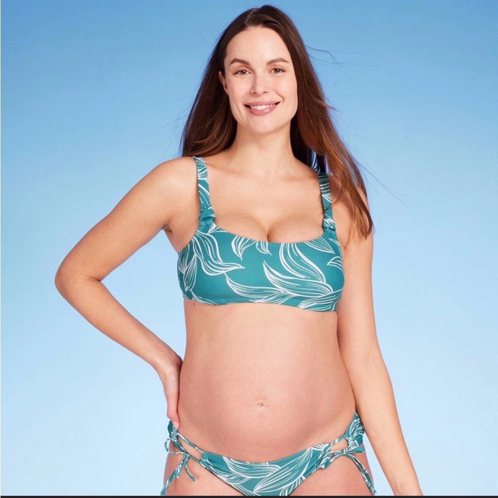 Isabel Maternity Bikini Set-By Ingrid & Isabel - Top & Adjustable Bottom -NWT